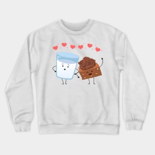 Milk And Brownie BFF Crewneck Sweatshirt